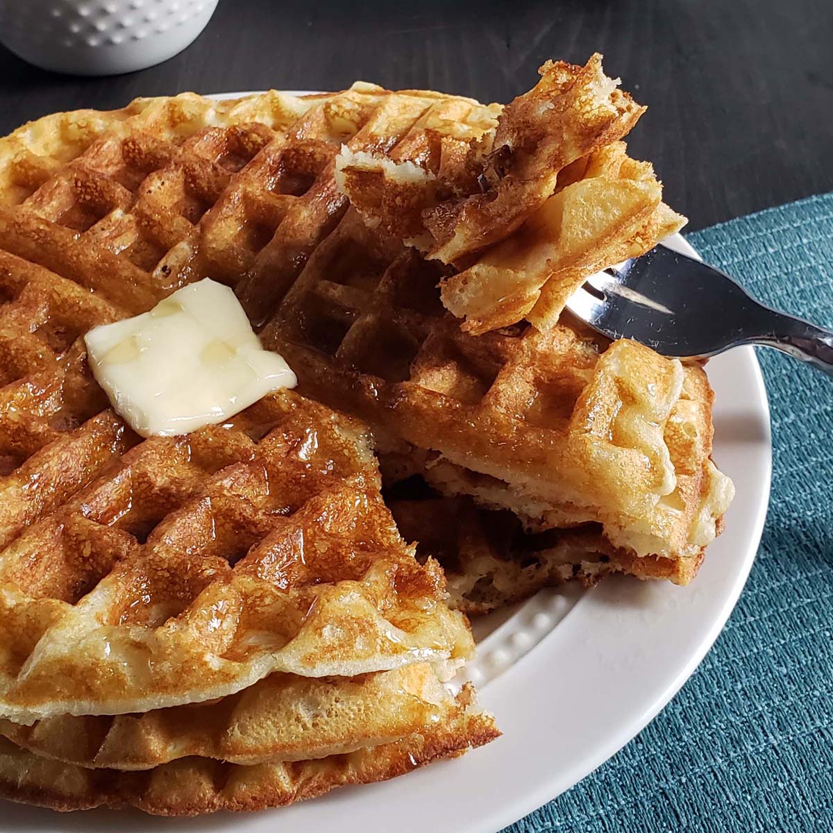 How to Make Thin Crispy Waffles - Raspberries and Kohlrabi